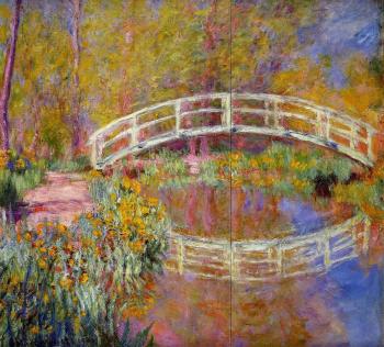 尅勞德 莫奈 The Bridge in Monet's Garden
